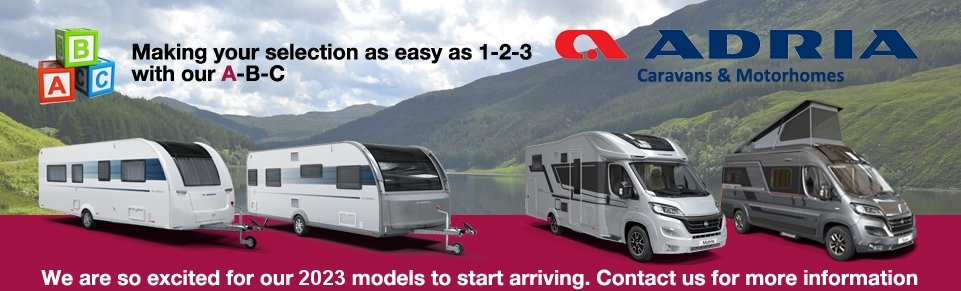NEW Adria Caravans and Motorhomes at Dyce Caravans