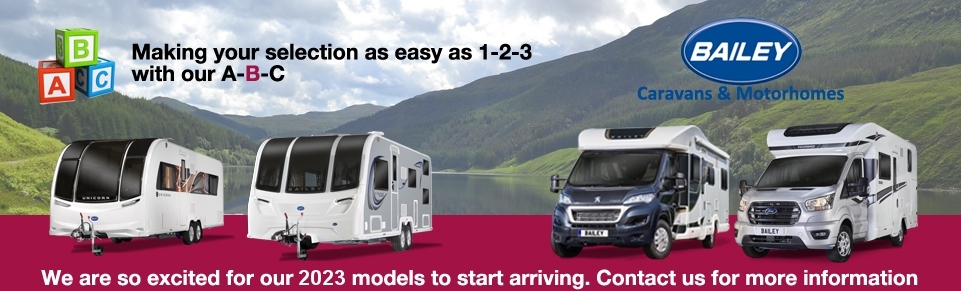 NEW Bailey Caravans and Motorhomes at Dyce Caravans