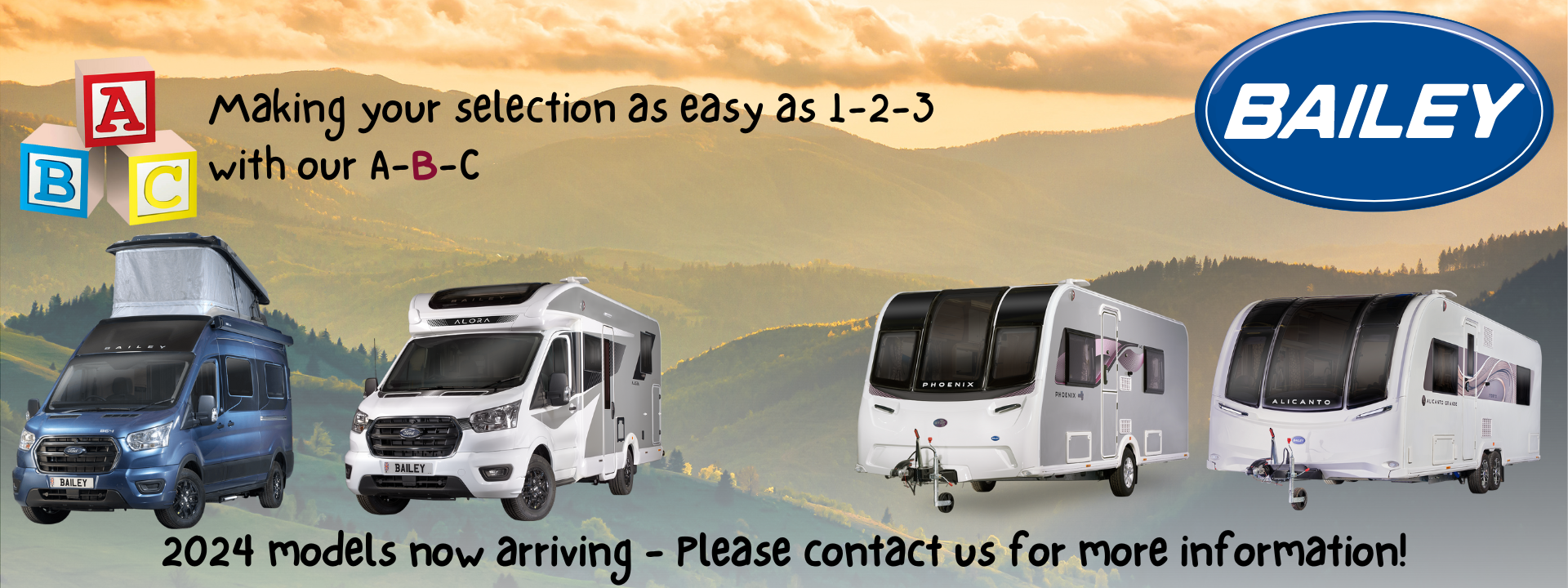 Dyce Caravans New Motorhomes for sale, New Swift, Bailey and Elddis